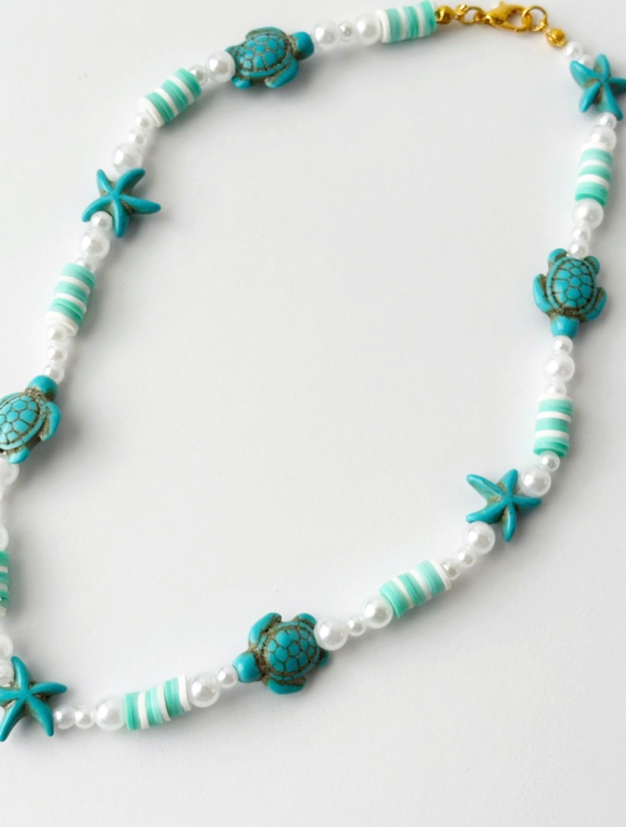 Turquoise beach necklace!