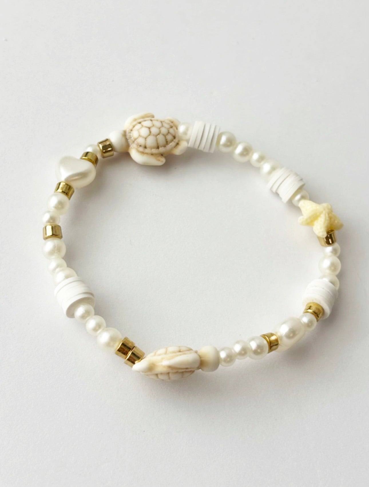 White beach bracelet
