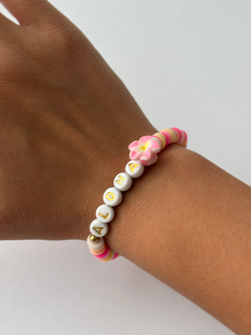 Aloha Clay bead bracelet