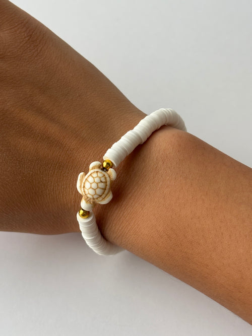 Classic White turtle bracelet!